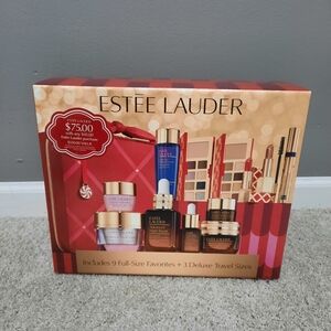 Estee Lauder Makeup Gift Set - Red and Gold